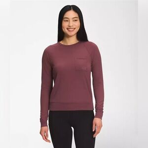 The North Face Women’s Westbrae Knit Crew Tee - Wild Ginger - Size M